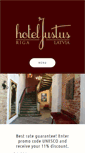 Mobile Screenshot of hoteljustus.lv