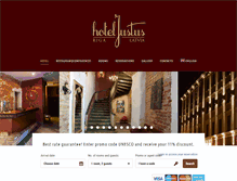 Tablet Screenshot of hoteljustus.lv